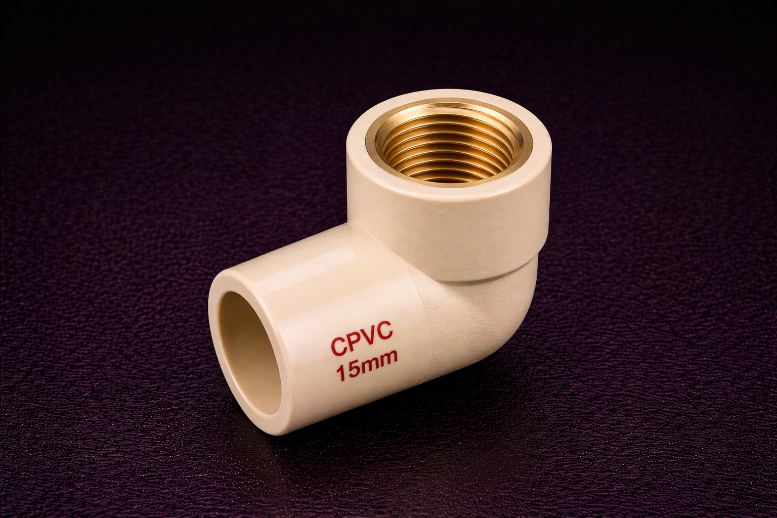 CPVC Brass Elbow 15mm (1/2 inch)